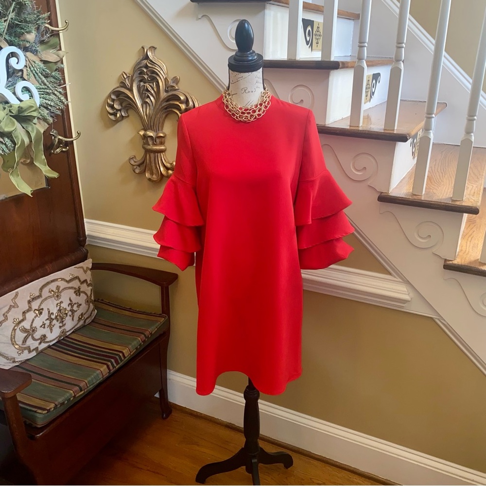 Catherine Malandrino red statement dress